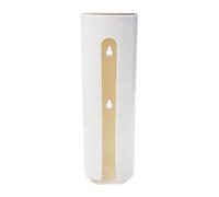 Mobestech Conteneur de Coton Démaquillant Adhésif Murale Boîte de Rangement Anti-Poussière Matériau Robuste Design Simple pour Salle de Bain 1 Pièce