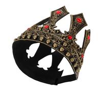 Mobestech Couronne De Roi Pour Garçon Accessoires De Costume Couronne De Prince Fête Cosplay Anniversaire