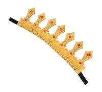 Mobestech Couronne du roi de diamant hommes de la couronne couronnes de roi pour les garçons couronne de roi d'anniversaire prince Couronne d'anniversaire costume de roi pour hommes RP Doré