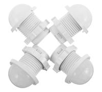 Mobestech Couvercle de capteur de Mouvement en Plastique 4pcs Boîtier de capteur en Plastique Blanc Portable à Haute sensibilité pour Usage intérieur à Domicile