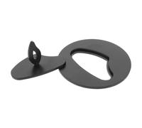 Mobestech Couvercle Éteignoir pour Petite Bougie en Pot en Acier Inoxydable Noir, Diffuseur de Chaleur et Accessoire Décoratif pour Bougies Chauffe-Plat, Anti-poussière et Extinction