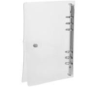 Mobestech Couverture de Classeur A5 Transparente en Pvc Souple 6 Trous, Protège-cahier Léger et Résistant pour Carnet, Journal Intime et Bloc-notes, Adaptée Bureau et École, Couverture