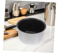 Mobestech Cuve Intérieure Antiadhésive Alliage Aluminium pour Cuiseur à Riz Revêtement Non Collant Remplacement Rapide Distribution Uniforme Chaleur pour Cuisson Riz et Porridge