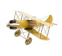 Mobestech Décoration Avion Suspendue Métal Vintage Modèle Avion pour Décoration De Bureau