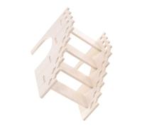 Mobestech Échelle Bois Multifonction pour Hamster Petit Rongeur Escalade Cachette Plateforme Robuste et Décorative pour Cage Animaux de Compagnie