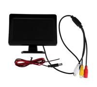 Mobestech Écran de Caméra de Recul pour Voiture 4,3 Pouces Haute Définition Installation Facile et Boîtier en Plastique Noir pour Véhicule