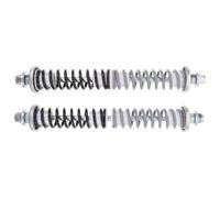 Mobestech Élément de ressort de remplacement pour échasses, acier inoxydable argenté, 1 Pair, assemblage rapide, pour échasses de plaques de plâtre et maintenance industrielle