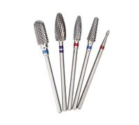 Mobestech Embout Ponceuse Ongles Carbure Tungstène Petit Format Rond pour Ongles Professionnel et Précis pour Éliminer Peau Morte Accessoire Manucure et Pédicure