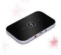 Mobestech Émetteur Et Récepteur Audio sans Fil 5.0 Adaptateur Multifonctionnel pour TV Et Voiture Usage Domestique Portatif Noir Batterie 600mah sans Fil sans Application