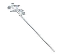 Mobestech Épingle à Cheveux Chinoise à Fleurs pour Femmes en Alliage Argenté, Bâtonnet Élégant Style Chinois Classique, Accessoire Raffiné pour Anniversaire et Saint-valentin