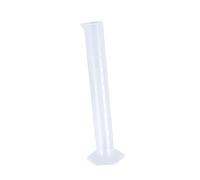 Mobestech Éprouvette Graduée Cylindre de Mesure en Plastique 100 Ml Large Bord et Bec Verseur Conique Surface Intérieure Non Mouillante pour Mesures Précises Base