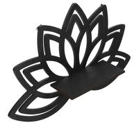 Mobestech Étagère Murale en à Motif Floral 32,7 * 21cm Étagère Flottante Décorative Design Élégant en Solution De Rangement pour Salon Et Chambre pour Cristaux Et Objets Décoratifs