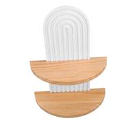 Mobestech Étagère Murale pour Plantes Pot Étagère Flottante Angle pour Rangement Support Décoratif Minimaliste pour Petite Décoration et Bougeoirs