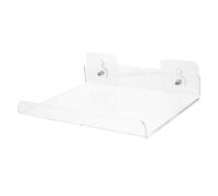 Mobestech Étagères De Salle De Bain Transparentes Étagère Murale pour Cuisine Support De Rangement Mural sans Perçage Acrylique pour
