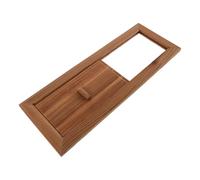 Mobestech Fenêtre du Sauna en Bois Beige, kit de système de Ventilation remplaçable pour hammam, améliore la Circulation d'air dans Sauna Traditionnel