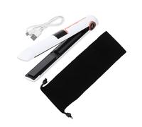 Mobestech Fer à Lisser et Boucler Sans Fil USB Fer à Friser Portable Léger Température Réglable pour Coiffure Polyvalente Voyage Outil Professionnel Compact pour Femmes