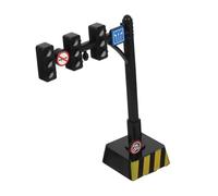 Mobestech Feu de Circulation éducatif interactif pour garçon Fille Simulation réaliste signalisation routière Outil Apprentissage sécurité routière Polyvalent