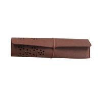 Mobestech Feutre Trousse et Marron pour Pinceaux de Calligraphie Stylos | Pochette Protectrice Multifonction, Rangement Portable pour Cours D’art et École, Format Compact