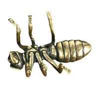 Mobestech Figurine Insecte Métal Statuette Animal Décoration De Table Décoration Étagère Objet Décoratif De Bureau