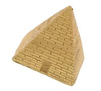 Mobestech Figurine Pyramide Égyptienne Miniature Décor Ornement de Bureau Unique Souvenir Créatif pour Maison et Bureau