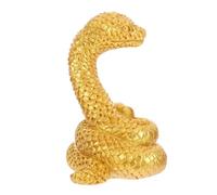 Mobestech Figurine Serpent Résine Décor Animal Décoration Bureau Maison Style Chinois Feng Shui Ornement Élégant