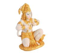 Mobestech Figurine Singe Style Sud-est Asiatique Résine Sculpture Décorative Entrée Ornement Calme et Élégant pour Salon Bureau et Étagère