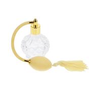 Mobestech Flacon Parfum Vintage Verre Rechargeable avec Spray Airbag Flacon Vide Élégant pour Huile Essentielle et Tonique Accessoire Décoratif Rétro Verre Couleur Couleur Aléatoire