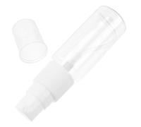 Mobestech Flacon Pulvérisateur de Voyage en Plastique Pet Léger et Lavable 20ml Couvercle, Bouteille Vide pour Cosmétiques, Voyage Transport Facile