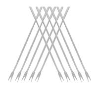 Mobestech Fourchettes à Fruits de Mer Polyvalentes Acier Inoxydable Lot de 10 Pique à Noix pour Crabe Homard Huîtres Adapté Restaurant Pique- Maison