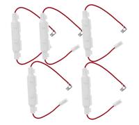 Mobestech Fusible Haute Tension Pour Micro-ondes 5kv 0,85a Verre à Fusion Lente Accessoire De Remplacement Pour Four à Micro-ondes Lot De 5 Pièces Usage Compact Et Fiable