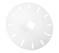 Mobestech Gabarit d'horloge en acrylique, gabarit rond de 40,6 cm (16 pouces) pour défonceuse avec 12 repères de et poche pour, pochoir transparent pour le travail du
