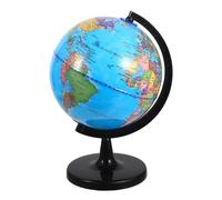 Mobestech Globe Terre Éducatif pour Garçon Fille avec Support Stable Globe Rotatif Compact pour Apprendre la Géographie Classe et Décoration de Bureau Maison