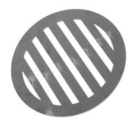 Mobestech Grille Ronde en Fer pour Barbecue Charbon, 145mm, 1 Pièce | Gestion Thermique, Surface Lisse, pour Cuisson Camping et Foyers Portables, Remplacement Adapté