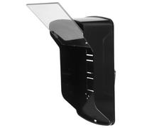 Mobestech Housse de Protection Étanche en Plastique Noir pour Système de Contrôle D'accès et Machine de Pointage, Résistante aux Intempéries Vieillissement, pour Bâtiments Industriels