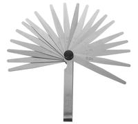 Mobestech Jauge Épaisseur Acier Inoxydable Jauge de Jeu Pliable pour Mesure Précise des Espaces Difficiles Accès Outil de Contrôle pour Soupapes Bougies et Pistons avec Boîte de Rangement