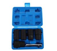 Mobestech Jeu de 6 Extracteurs d'Écrous Endommagés Douilles de 17Mm à 24Mm en Acier Robuste Outil d'Atelier Polyvalent pour Écrous Arrondis Rouillés et Cassés Réparation Automobile et