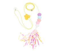 Mobestech Jouet Balançoire Suspendue pour Chat en Polyester Ventouse, Corde Réglable, Forme Insecte Cartoon, pour Exercice Aérobie et Jeu Autonome à L'intérieur