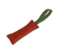 Mobestech Jouet Molaire Résistant à Mâcher pour Chien Bâton en Cuir Véritable Taille Moyenne Entraînement Extérieur Chiots Animaux De Compagnie