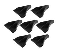 Mobestech Kit de 7 Ailerons de Requin en Caoutchouc Résistant pour Voiture et Suv Diffuseur d'Air Aérodynamique de Toit et Pare-Brise Déflecteur de Toit pour Amélioration Stabilité