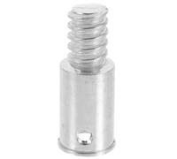 Mobestech Kit de Réparation Manche à Balai Embout Fileté 25 MM en Alliage d'Aluminium Adaptateur Solide pour Tige en Bois ou Acier Usage Professionnel