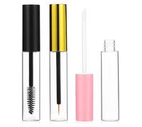 Mobestech Kit de Tubes Cosmétiques Rechargeables 10ml pour Mascara et Eyeliner avec Baguettes, Matériau Abs et Pet, Étanche et Facile à Transporter, pour Voyager et Se Déplacer