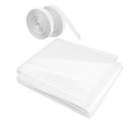 Mobestech Kit Isolation Fenêtre Hiver Film Pvc Transparent, Facile à Installer, Protège le Vent et Conserve la Chaleur pour Fenêtres Coulissantes et Sous-sol