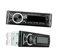 Mobestech Lecteur Voiture avec Double USB Radio FM Écran Coloré Couleurs et Télécommande Support Aux et Carte Sortie Canaux Puissante Compatible