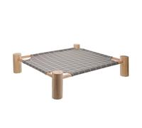 Mobestech Lit Hamac Amovible pour Chat et Chien Lavable, Lit de Camp Surélevé, Matière Tissu Polyester Gris, Taille Petite, Usage Intérieur et Extérieur, Convient aux Petits Animaux