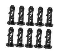 Mobestech Lot de 10 Axes de Charnière pour Couvercle de Poubelle à roulettes 240L en Plastique Verrou de Couvercle Multifonctionnel pour Jardin et Extérieur