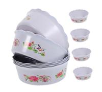 Mobestech Lot de 10 Pots Hydroponiques Ronds en Plastique pour Jonquilles Nénuphars et Lotus Jardinière Compacte et pour Balcon Bureau et Intérieur