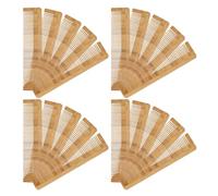 Mobestech Lot de 12 Peignes à Dents Larges pour Femmes et Hommes, Peignes Masseurs de Cuir Chevelu Écologiques, Légers et Pratiques, pour Hôtels, Voyages et Hébergements Collectifs