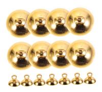 Mobestech Lot De 15 Capuchons Décoratifs Pour Boules De Verre 8 Mm, Épingles à Œil Artisanales Dorées, Accessoires Diy Pour Création De Bijoux Personnalisés, Présents Fête Et Anniversaire