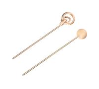 Mobestech Lot De 2 Baguettes Pour Chignon Chinoises Légères Taille Moyenne, Épingles à Cheveux Pour Chignon, Accessoires Cheveux Femme, Maintien Ferme, Usage Quotidien Et Fêtes