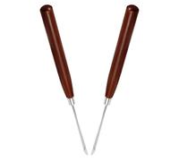Mobestech Lot de 2 Bâtonnets Mélangeurs pour Gel à Ongles en Bois Naturel Spatules de Manucure pour Nail Art Outils Précis pour Mélanger Vernis Gel UV Accessoires Réutilisable